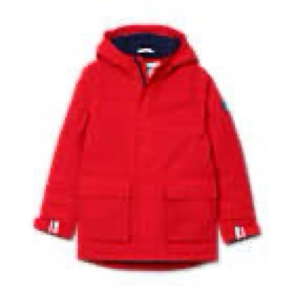 Lands' End Vibrant Red Parka